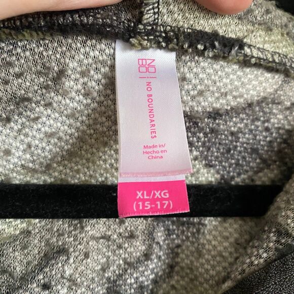 Camo Sherpa Fleece Hoodie Quarter Zip Sweatshirt XL No Boundaries - Picture 2 of 8